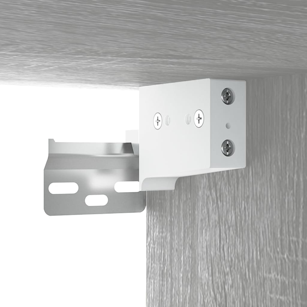 Hallway cabinet gray Sonoma 97.5x37x99 cm made of wood