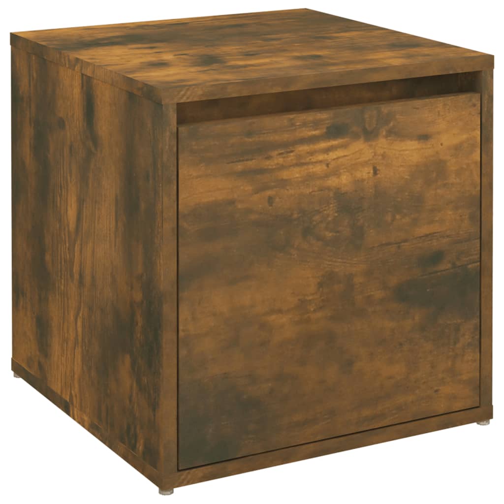 Drawer box smoked oak 40.5x40x40 cm wood material