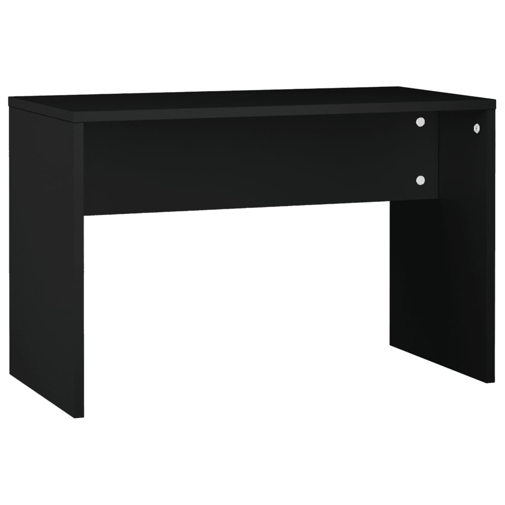 Dressing table set black 74.5 x 40 x 141 cm