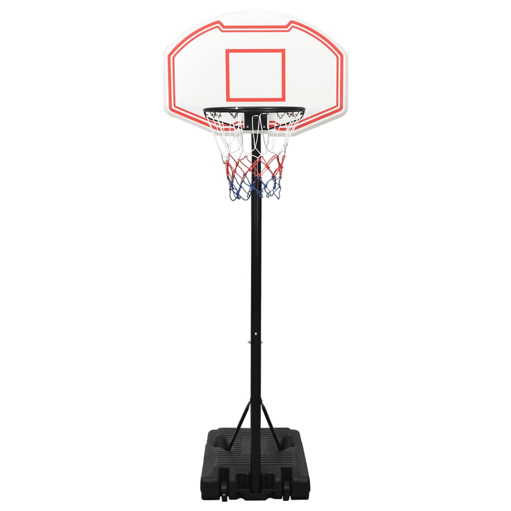 Basketball stand white 237-307 cm polyethylene
