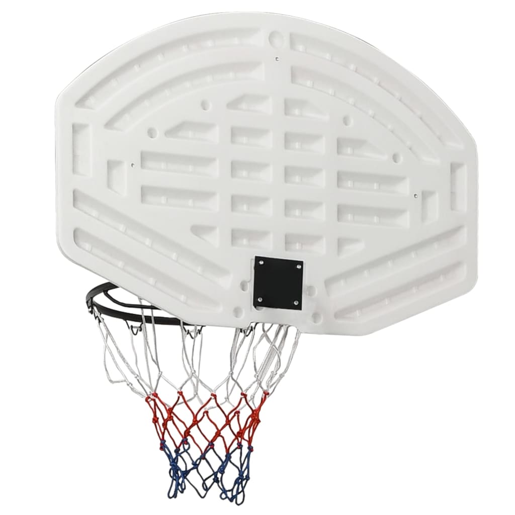 Basketball hoop white 90x60x2 cm polyethylene