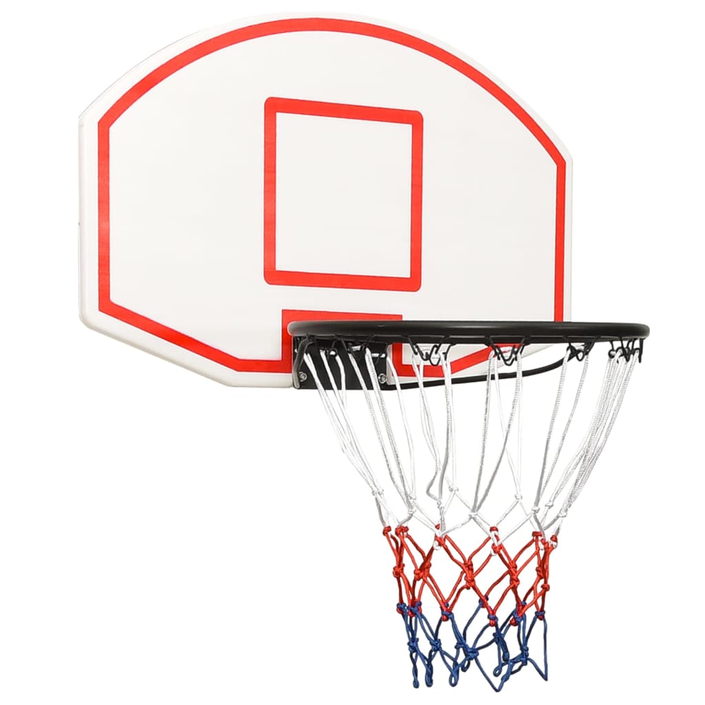 Basketball hoop white 71x45x2 cm polyethylene