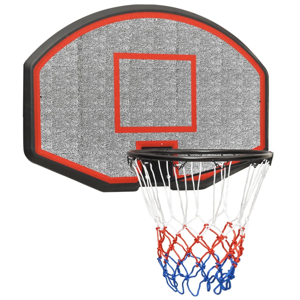 Basketball hoop black 71x45x2 cm polyethylene