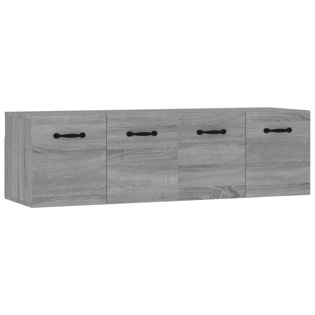 Wall cabinets 2 pcs. Gray Sonoma 80x35x36.5 cm wood material
