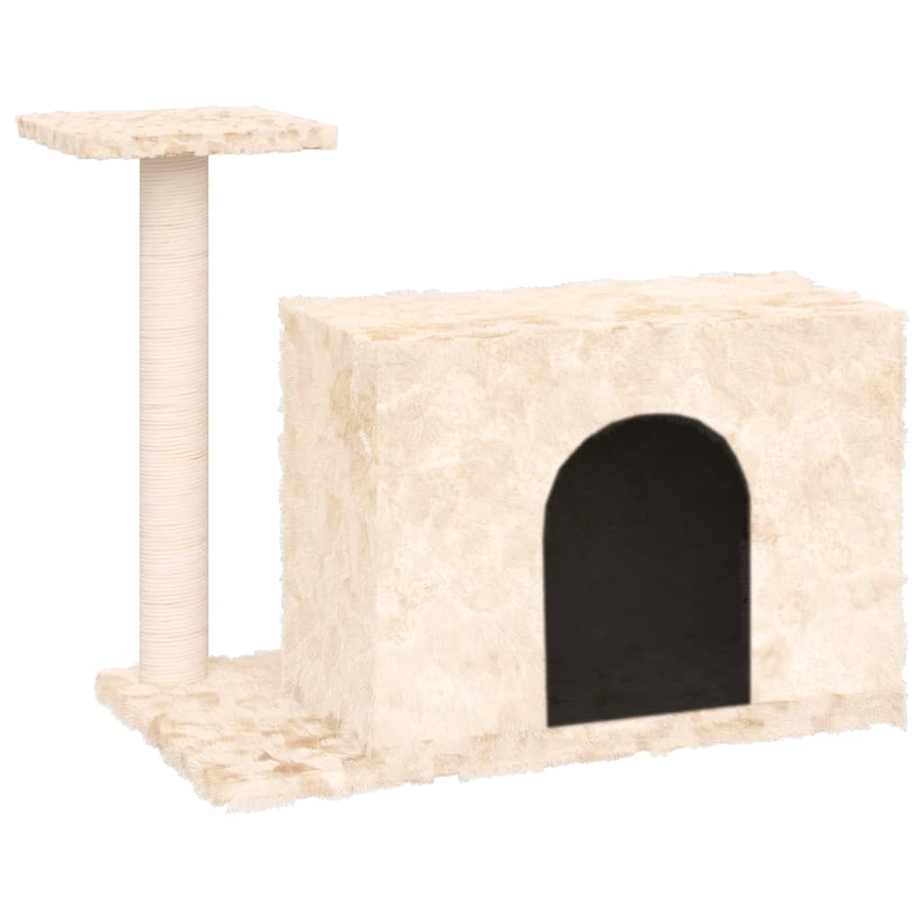 Scratching post with sisal scratching post cream 51 cm