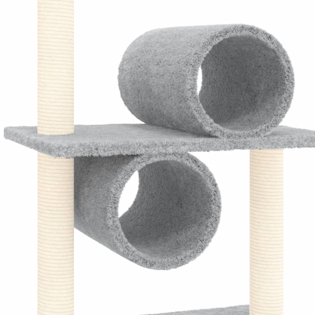 Scratching post with sisal scratching posts light gray 279 cm