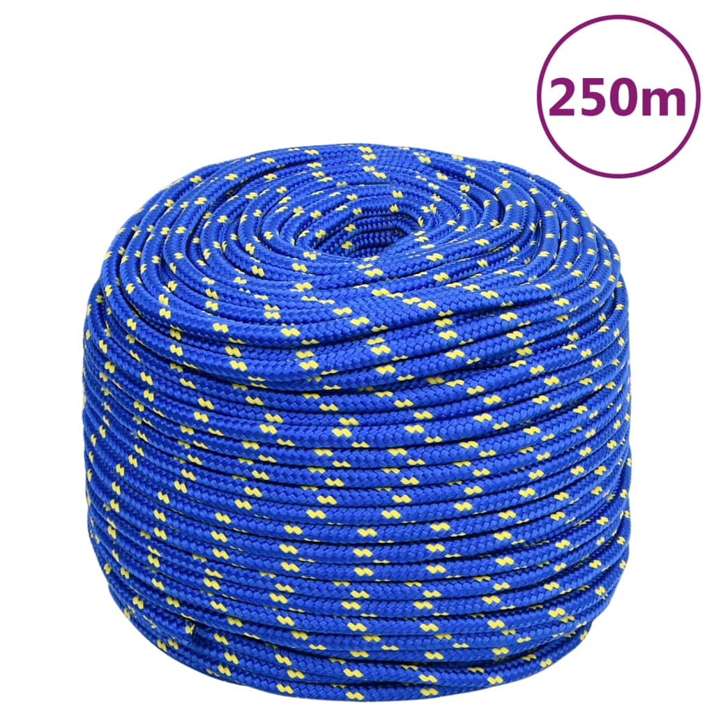Boat rope blue 6 mm 250 m polypropylene