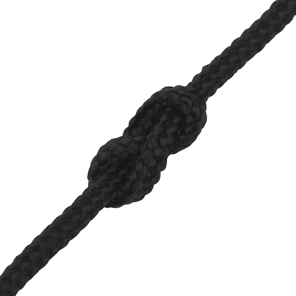 Boat rope black 2 mm 250 m polypropylene