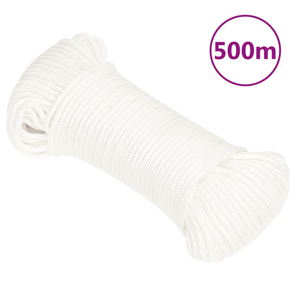 Boat rope white 3 mm 500 m polypropylene
