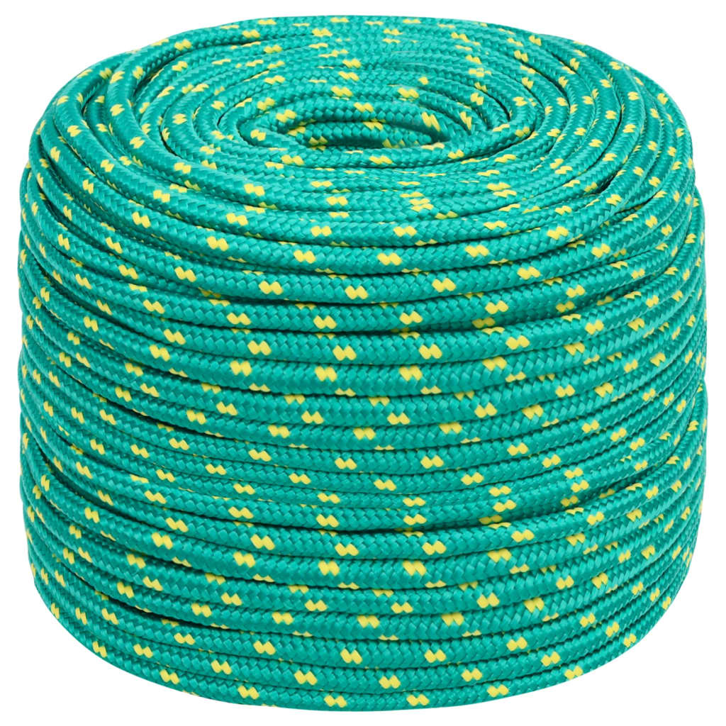 Boat rope green 8 mm 250 m polypropylene