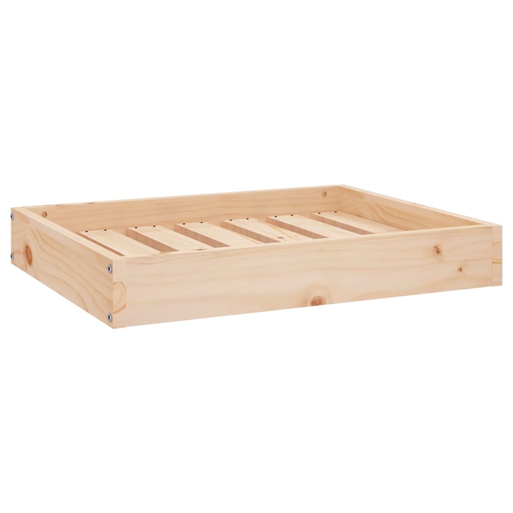 Dog bed 61.5x49x9 cm solid pine wood
