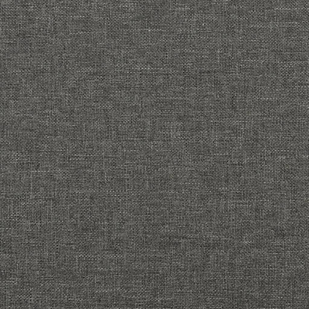 Bench dark gray 70x30x30 cm fabric