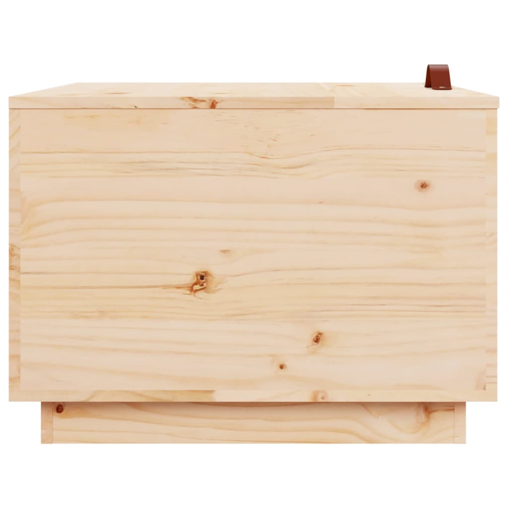 Storage boxes with lids 3 pcs. Solid pine wood