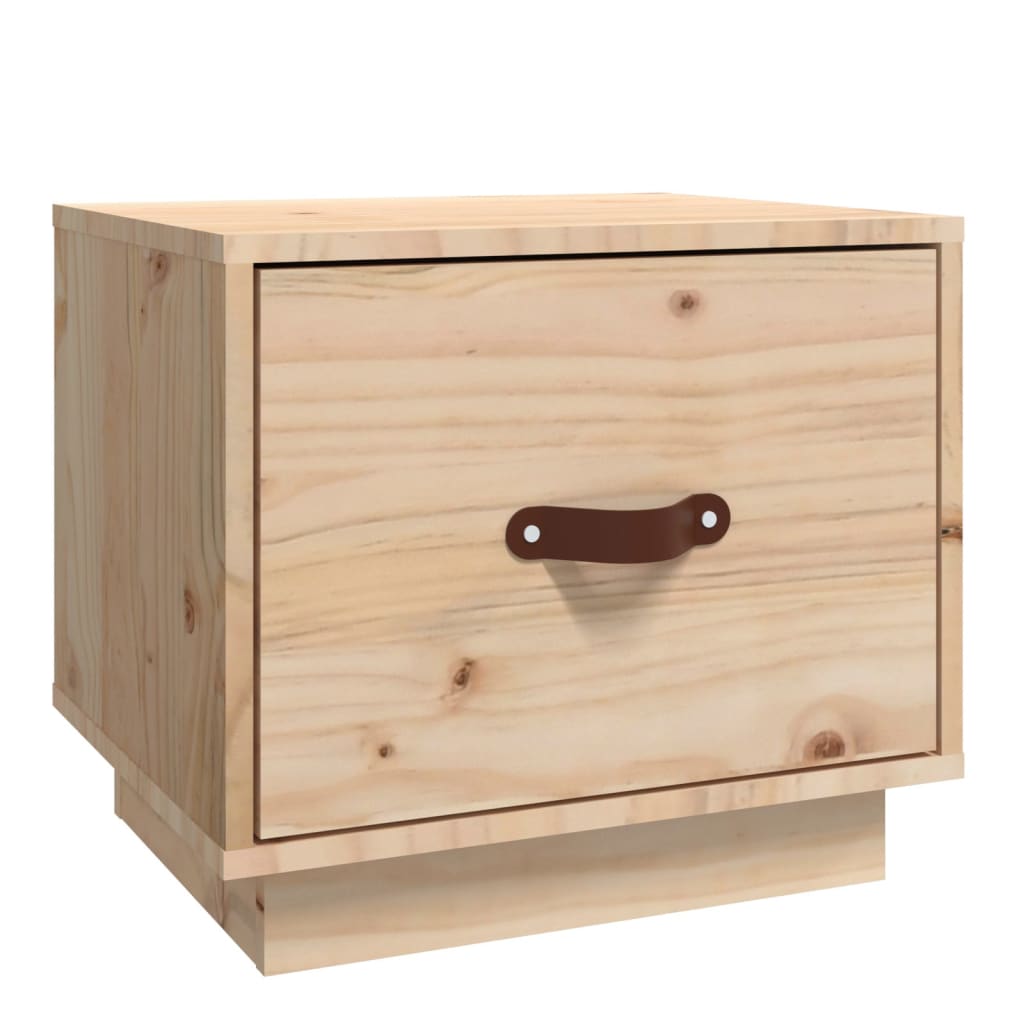 Bedside table 40x34x35 cm solid pine wood