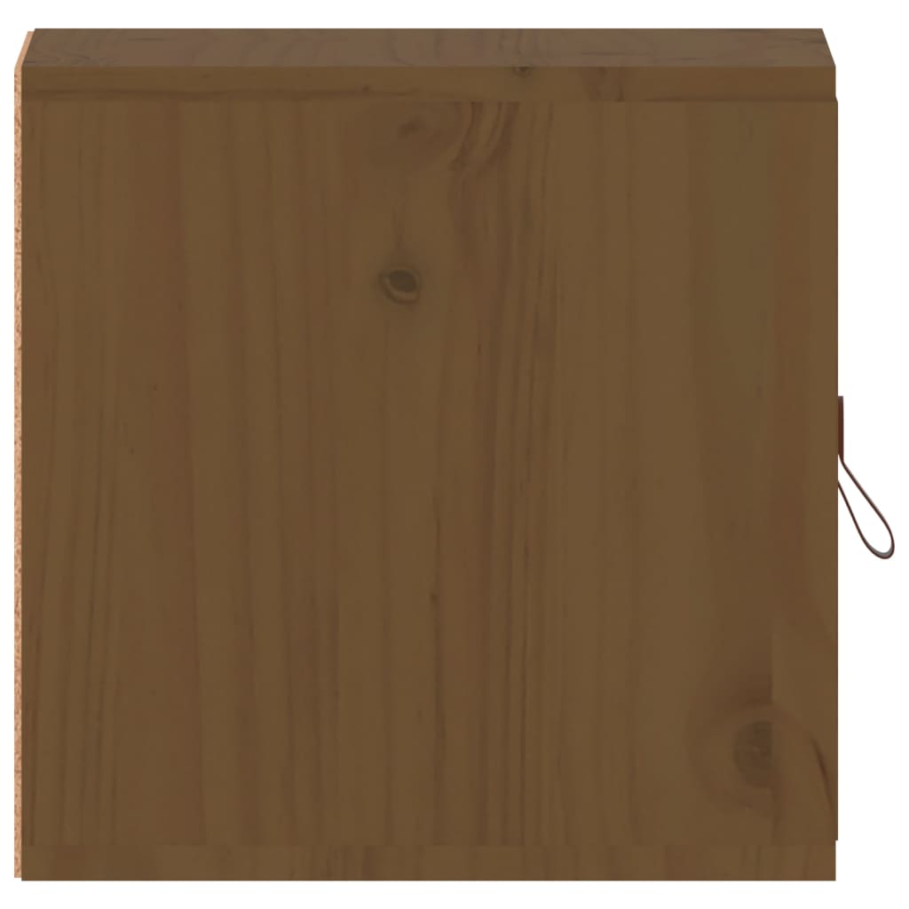 Wandschrank Honigbraun 31,5x30x30 cm Massivholz Kiefer