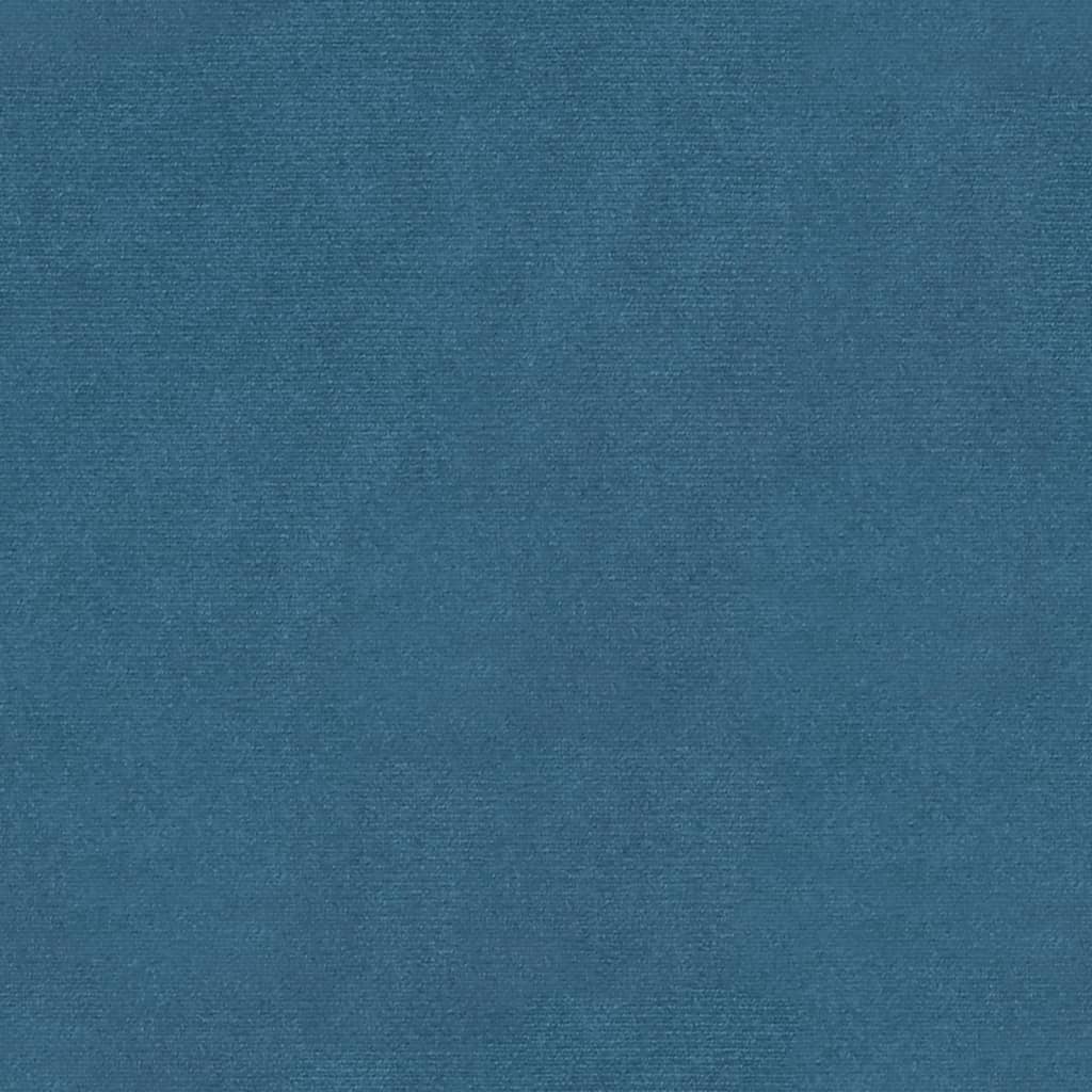 Bench blue 110x40x49 cm velvet