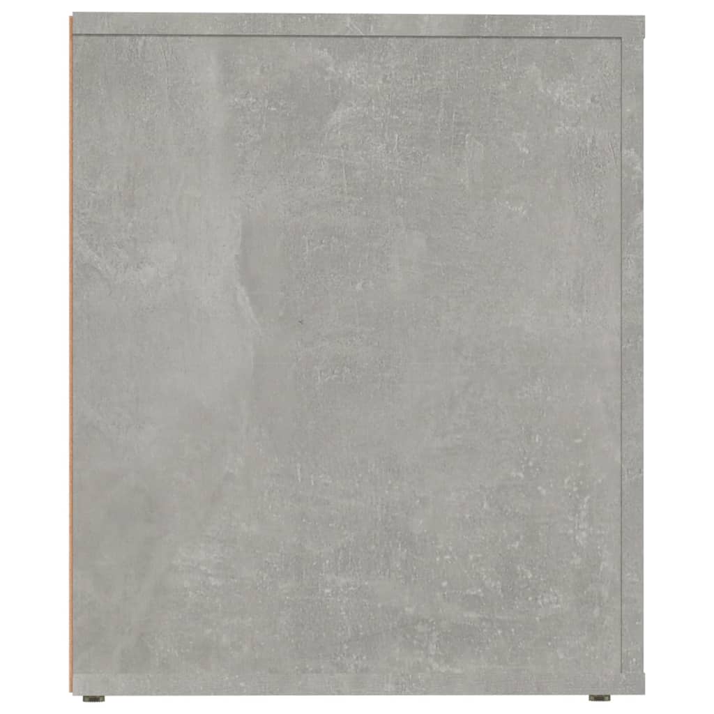 Bedside table concrete gray 50x39x47 cm