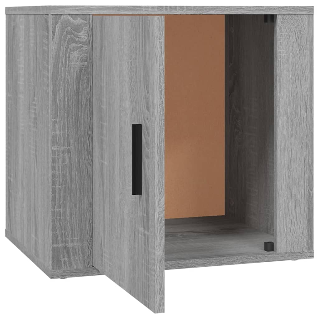 Bedside table gray Sonoma 50x39x47 cm