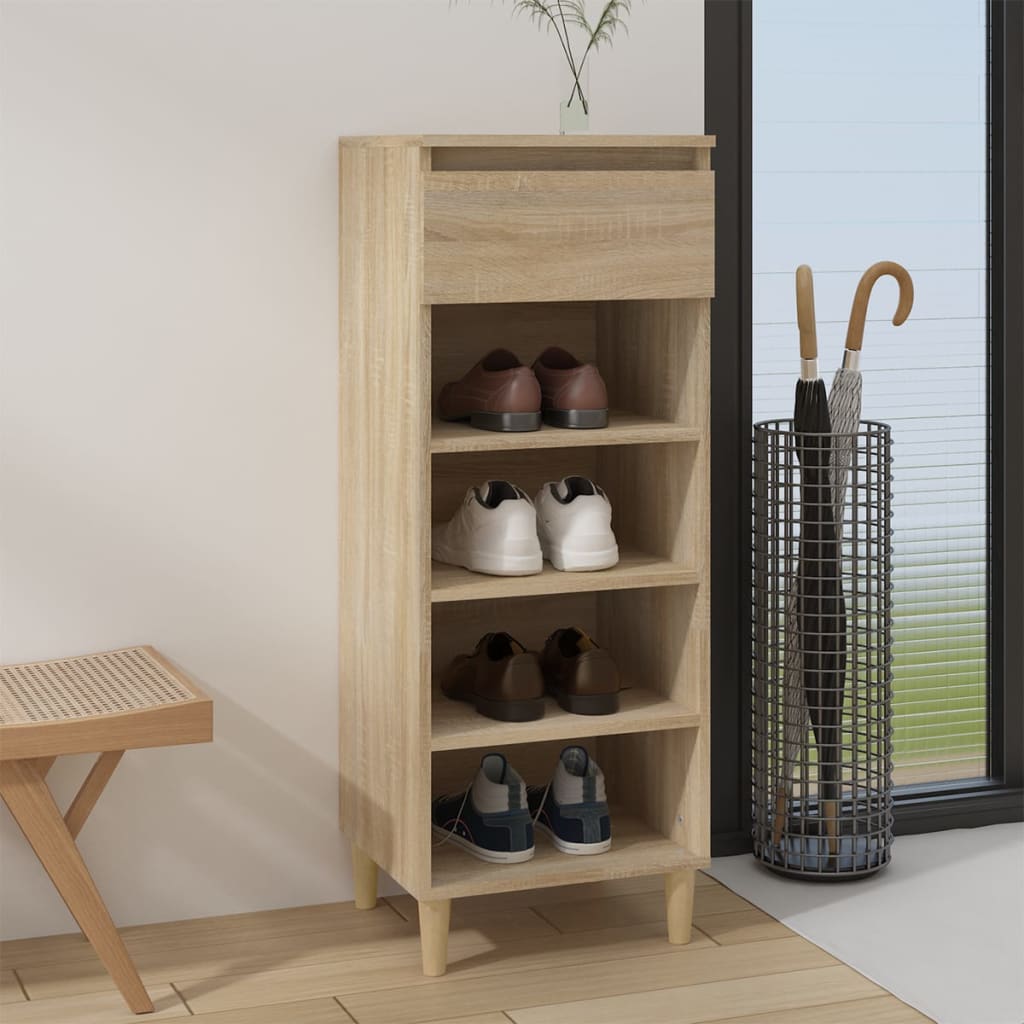 Shoe cabinet Sonoma oak 40x36x105 cm wood material