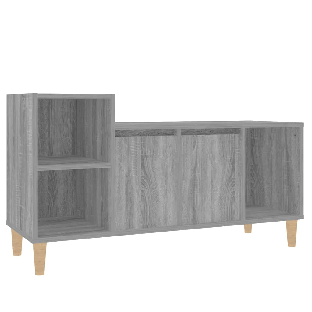 TV cabinet gray Sonoma 100x35x55 cm made of wood