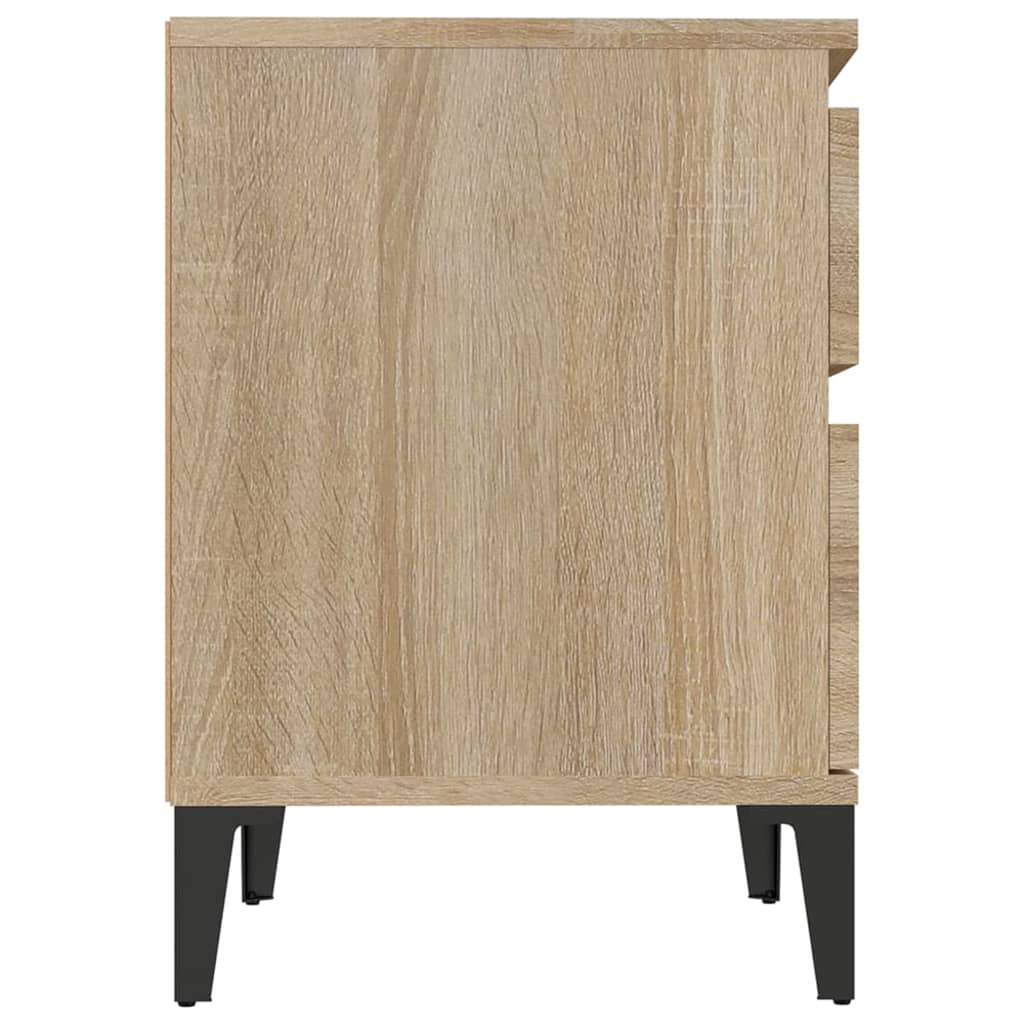 Bedside table Sonoma oak 40x35x50 cm