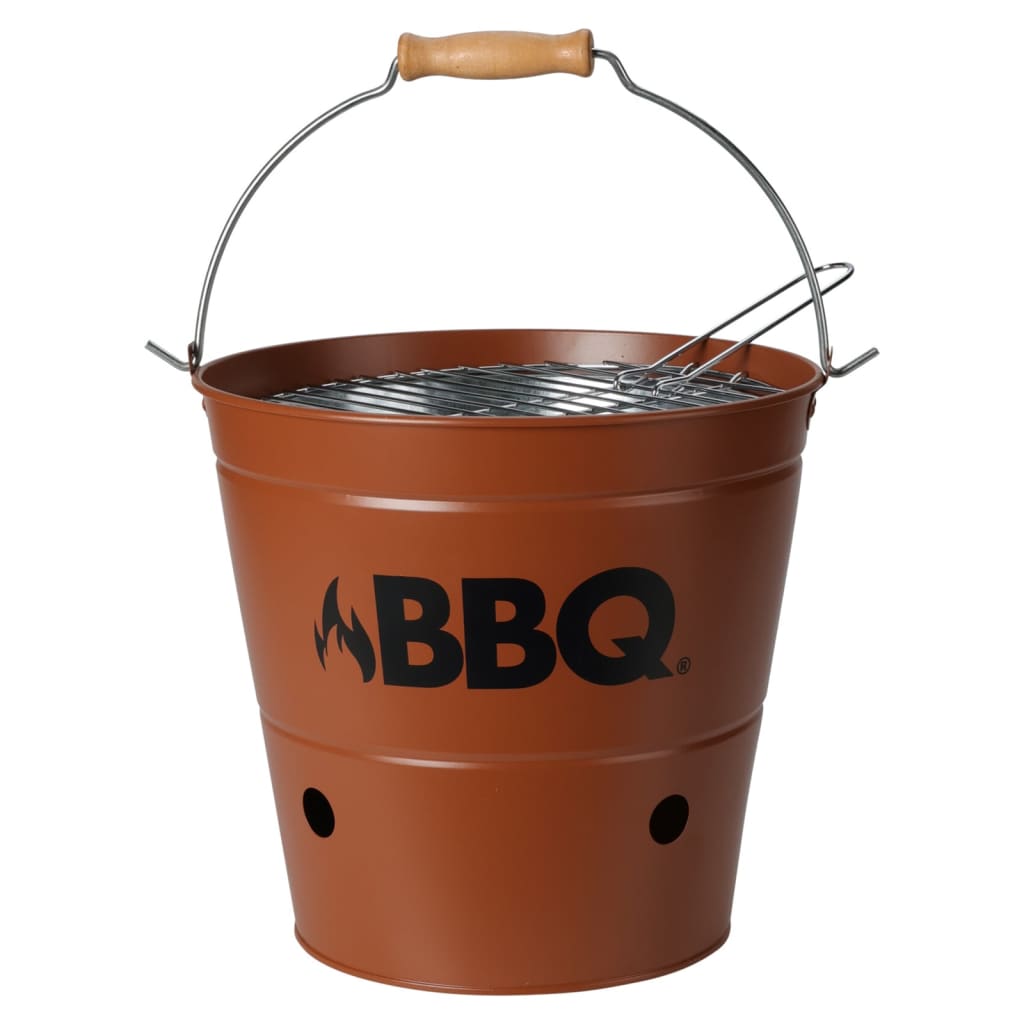 ProGarden grill bucket BBQ 26 cm dark orange