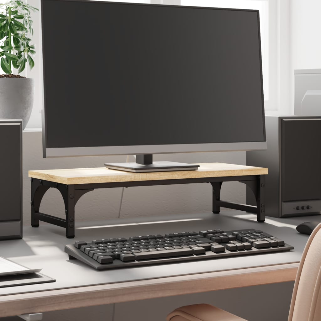 Monitorständer Sonoma-Eiche 55x23x14 cm Holzwerkstoff