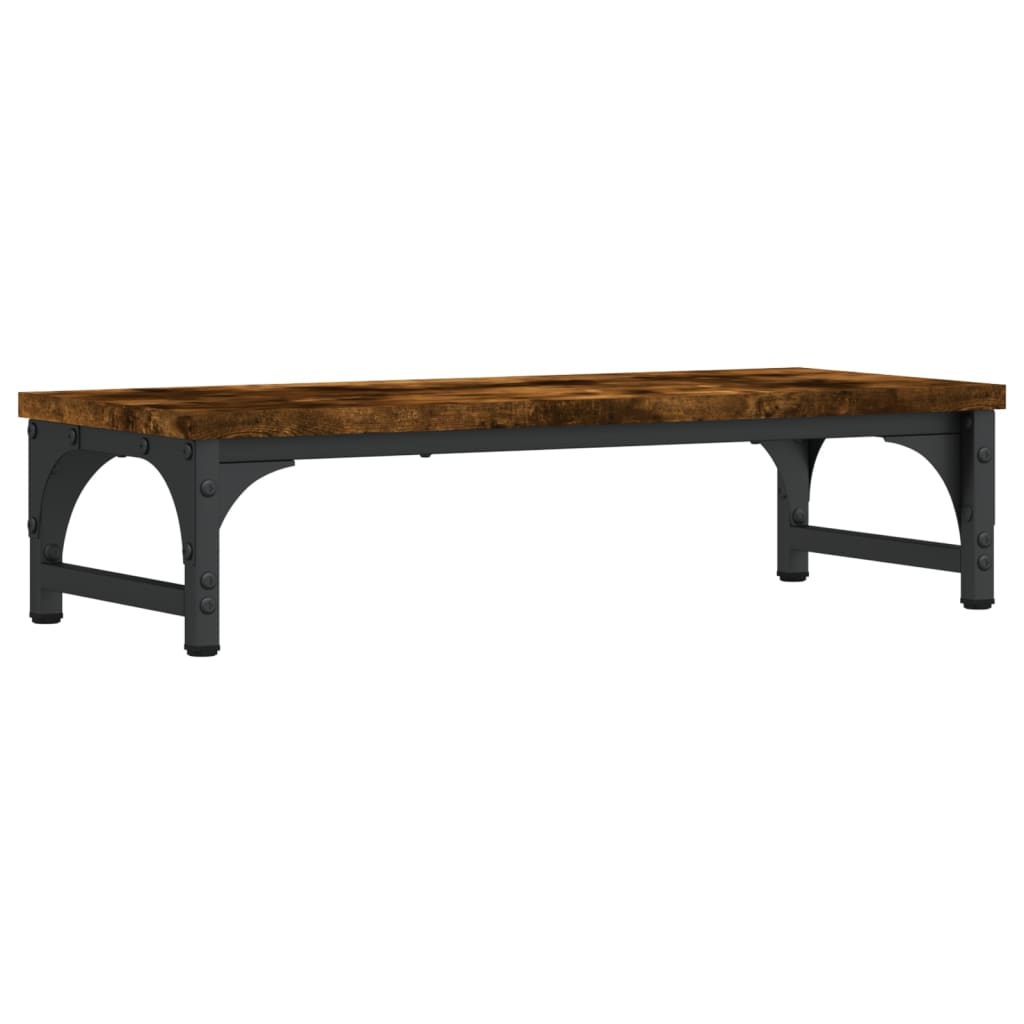 Monitor stand smoked oak 55x23x14 cm wood material