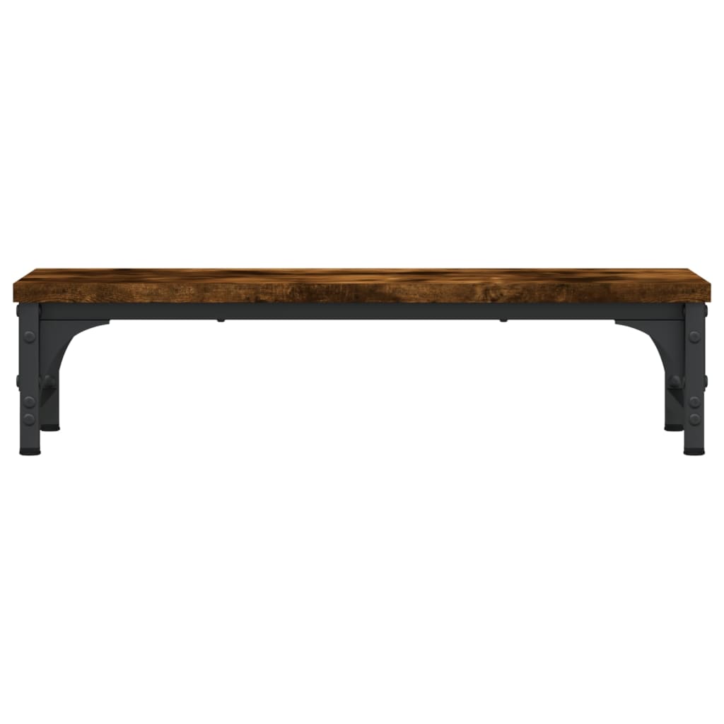 Monitor stand smoked oak 55x23x14 cm wood material