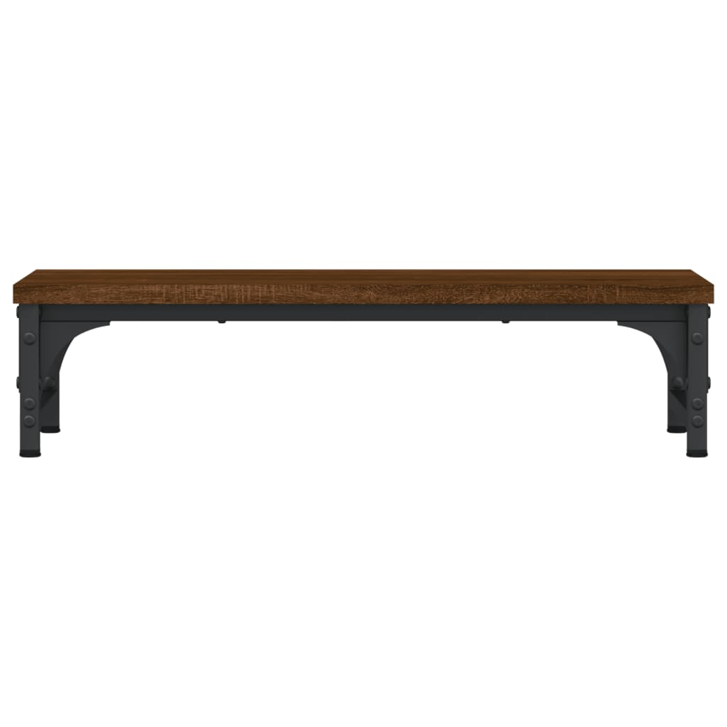 Monitor stand brown oak look 55x23x14 cm wood material