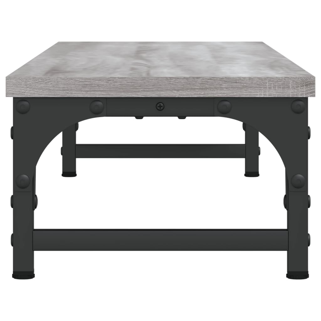 Monitor stand gray Sonoma 85x23x15.5 cm made of wood