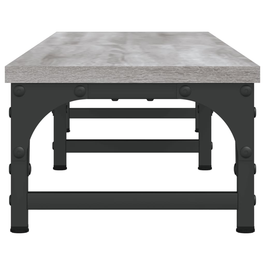 Monitor stand gray Sonoma 105x23x15.5 cm wood material