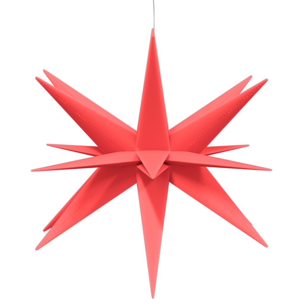 Herrnhuter Stern mit LED Faltbar Rot 57 cm
