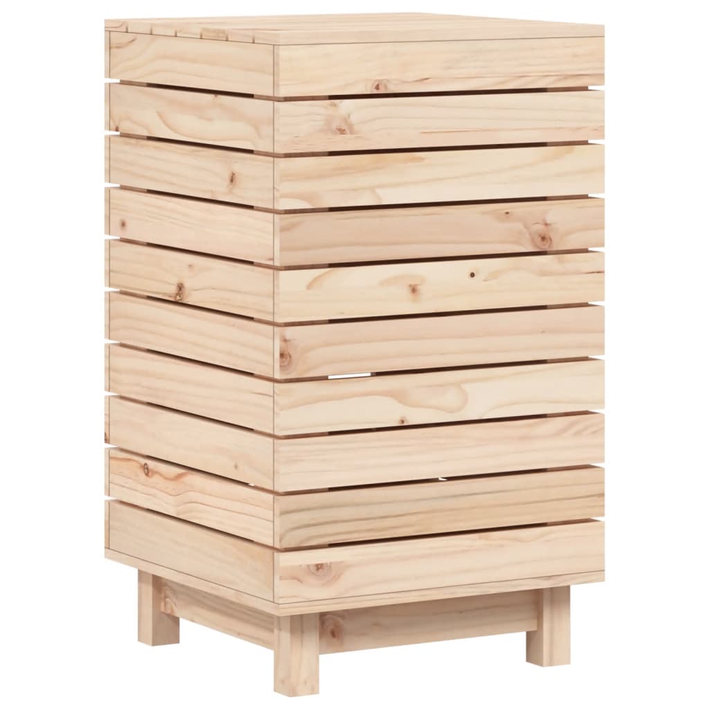 Laundry chest 44x44x76 cm solid pine wood