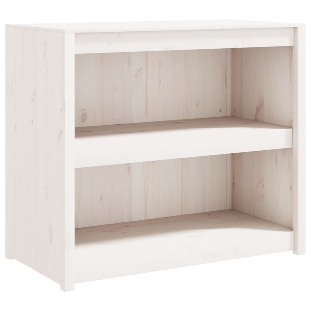 Outdoor kitchen cabinet white 106x55x92 cm solid pine wood