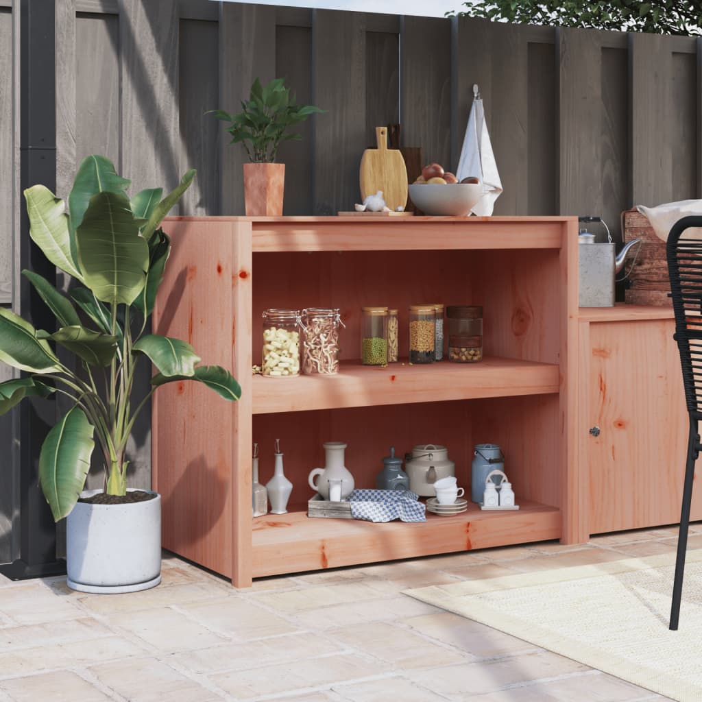 Outdoor kitchen cabinet 106x55x92 cm solid Douglas fir wood