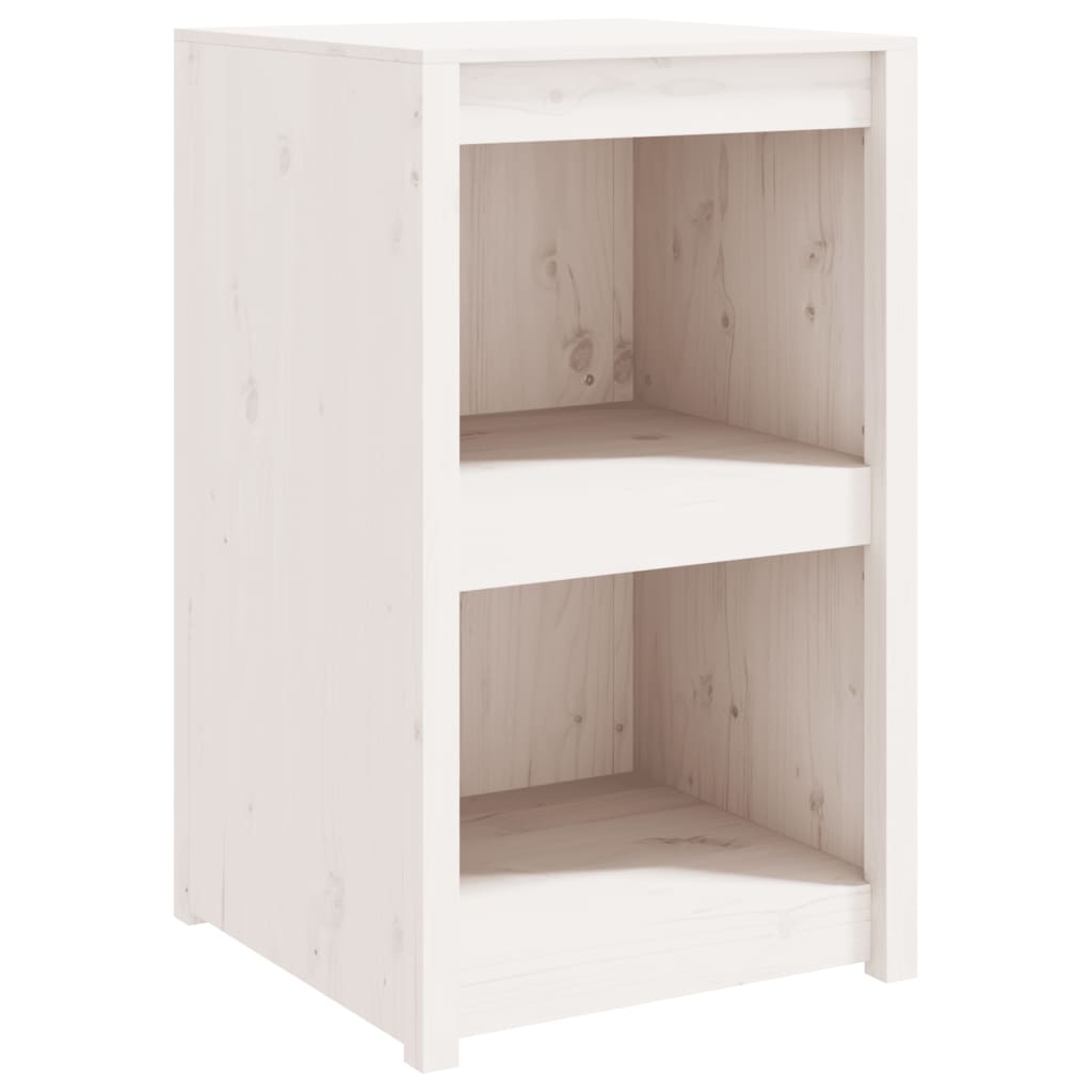 Outdoor kitchen cabinet white 55x55x92 cm solid pine wood