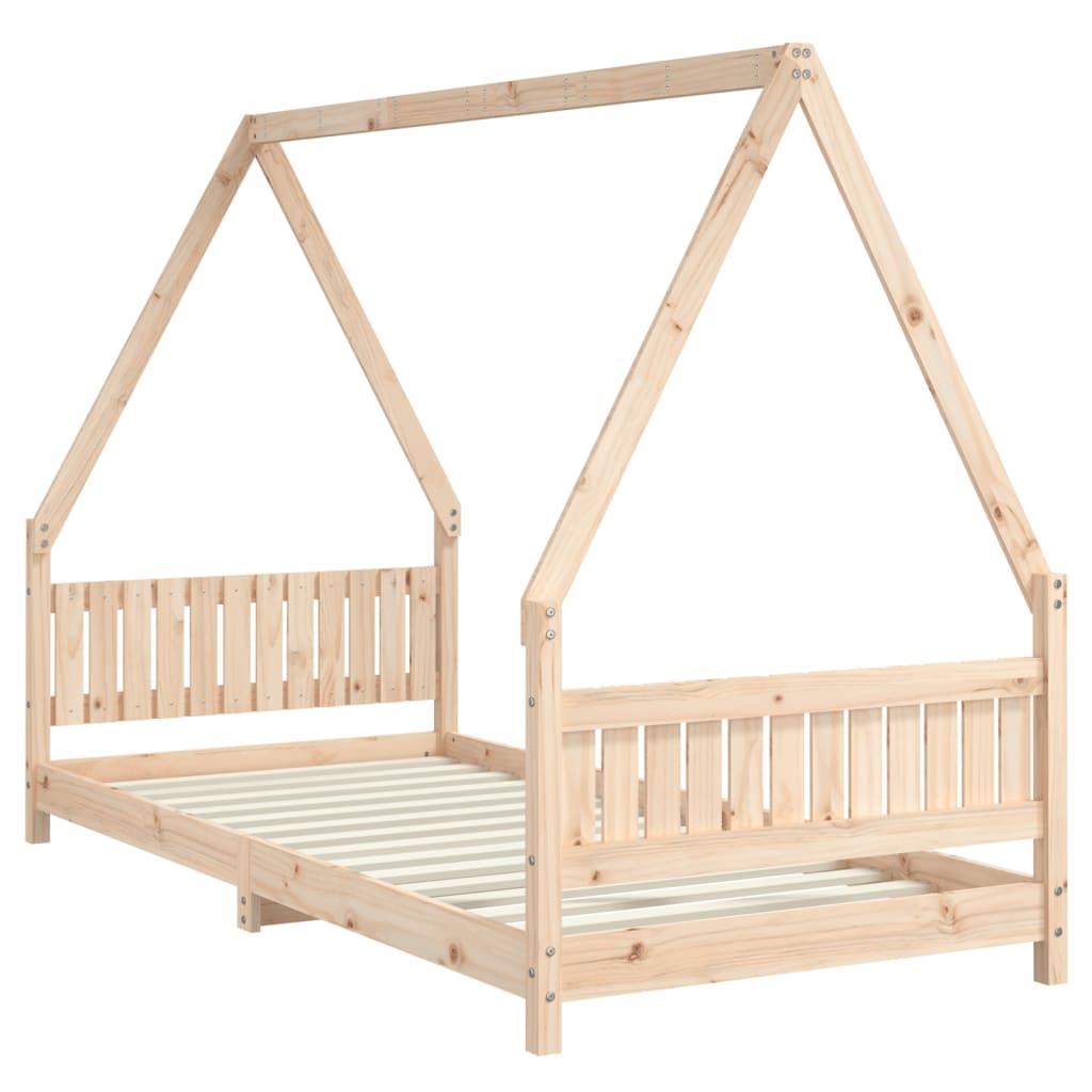 Children's bed 90x200 cm solid pine wood
