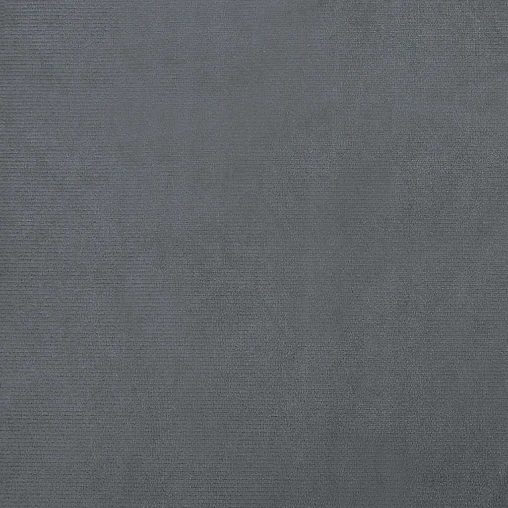 Kindersofa Dunkelgrau 70x45x26,5 cm Samt