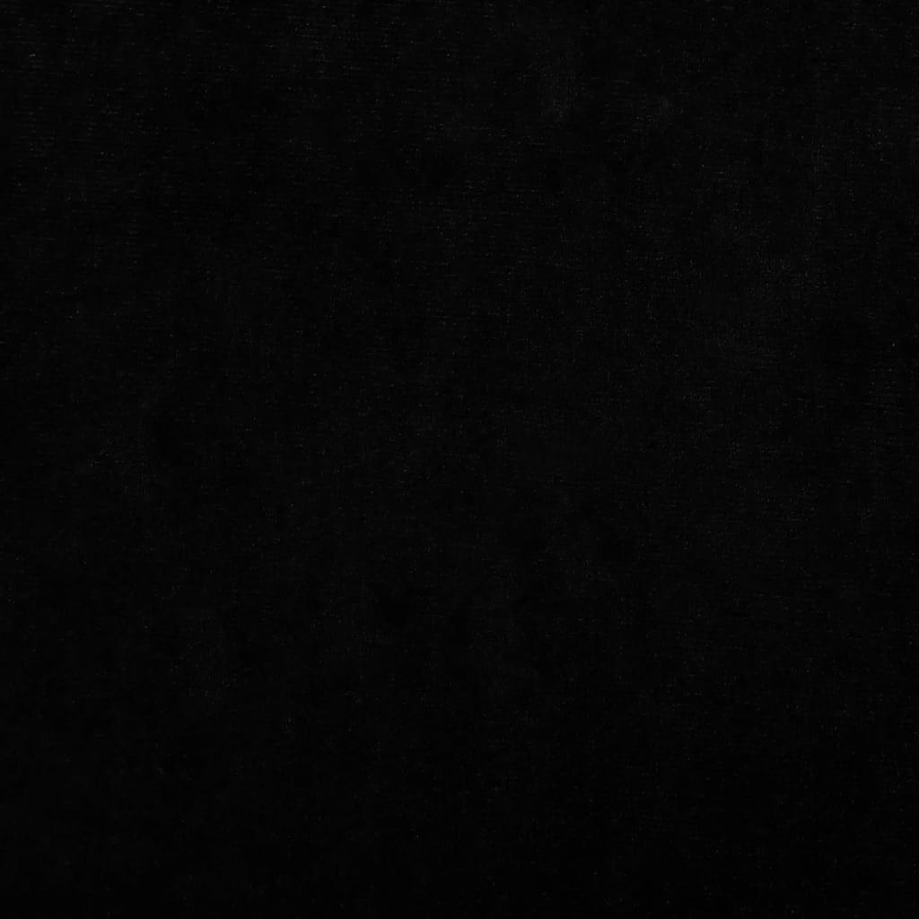 Children's sofa black 50x40x26.5 cm velvet