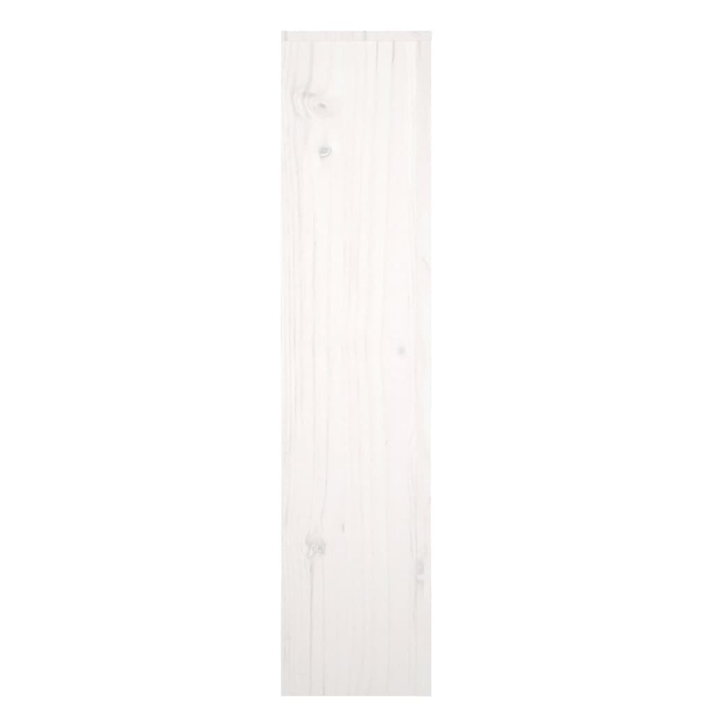 Heizkörperverkleidung Weiß 153x19x84 cm Massivholz Kiefer