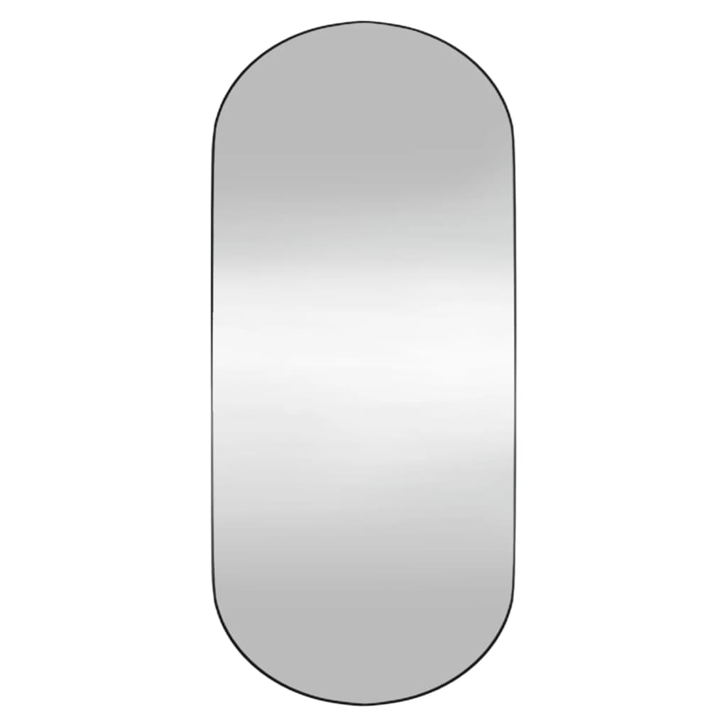 Wall mirror 30x70 cm glass oval