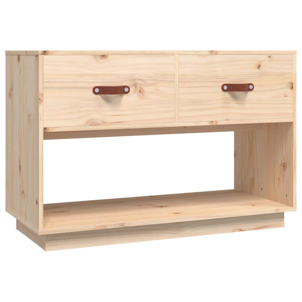 TV cabinet 90x40x60 cm solid pine wood
