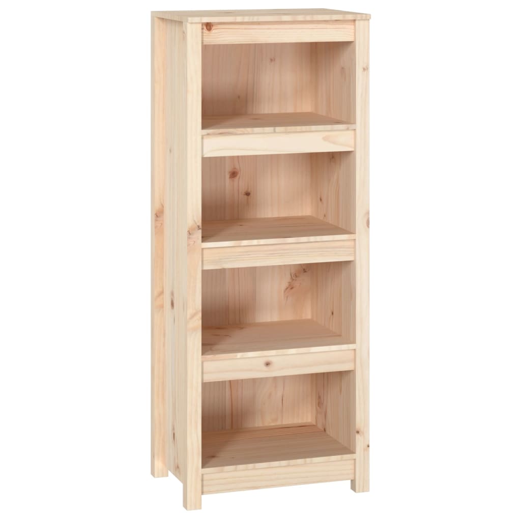 Bookcase 50x35x125.5 cm solid pine wood