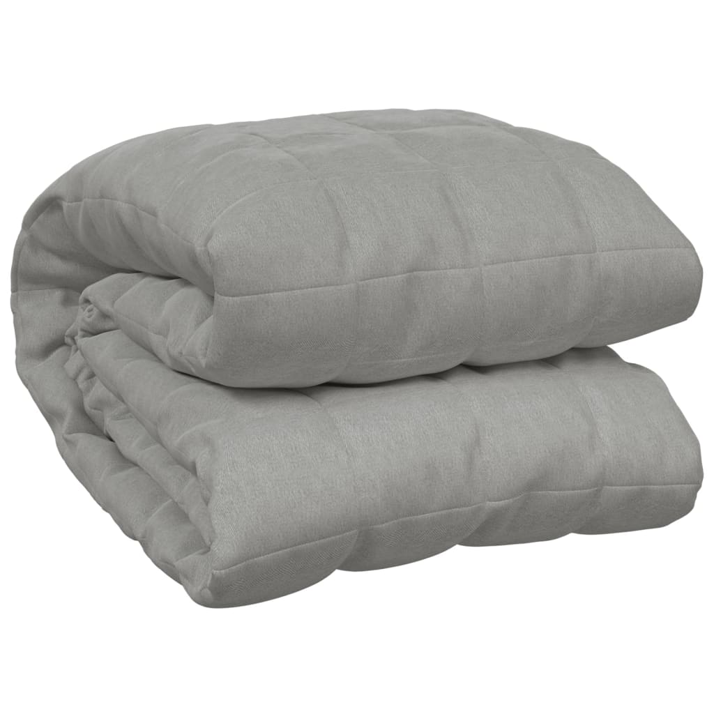 Weighted blanket gray 200x225 cm 9 kg fabric