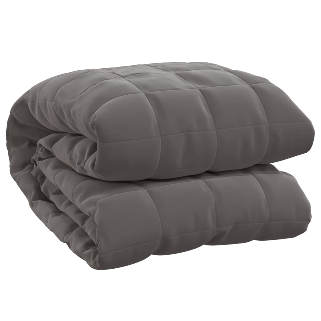 Weighted blanket gray 200x200 cm 13 kg fabric