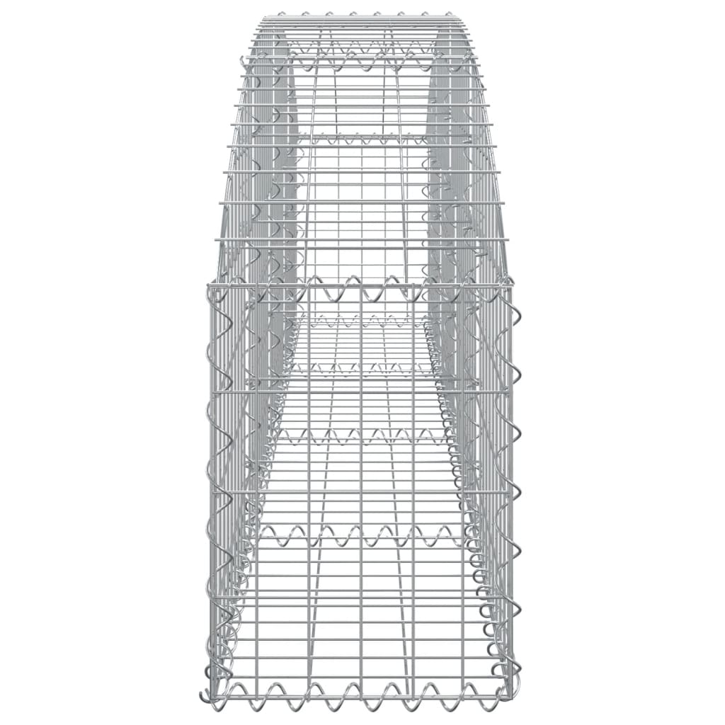 Gabion with high arch 200x30x40/60 cm Galvanized iron