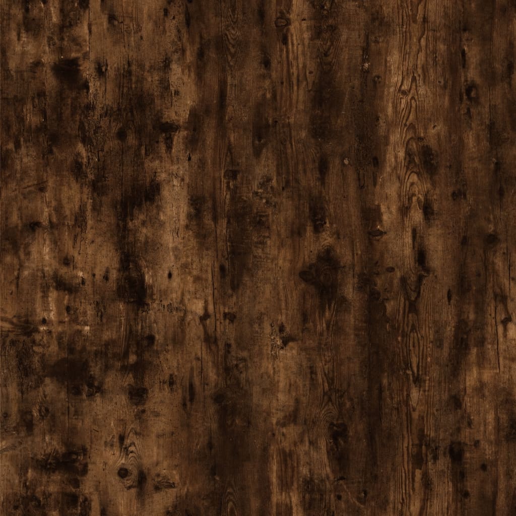 Desk smoked oak 100x49x75 cm wood material