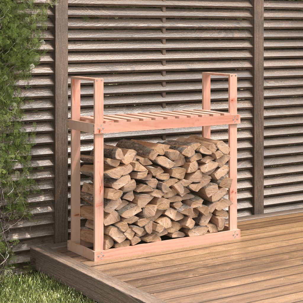 Firewood shelf 110x35x108.5 cm solid Douglas fir wood