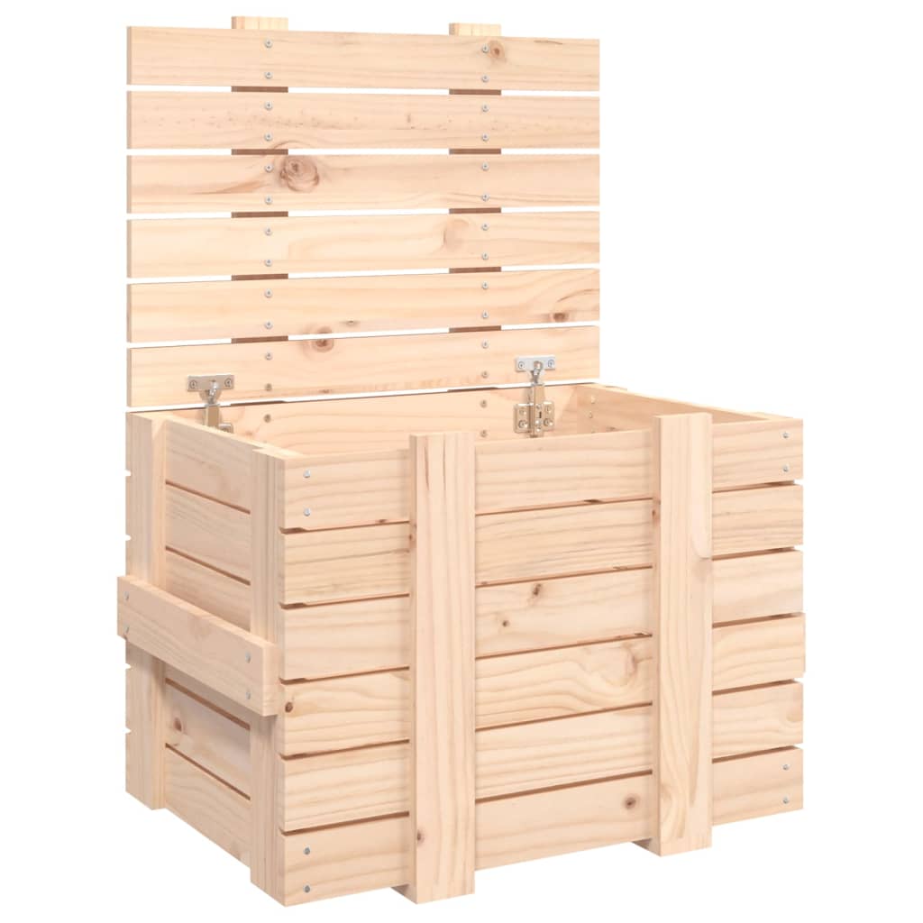 Chest 58x40.5x42 cm solid pine wood